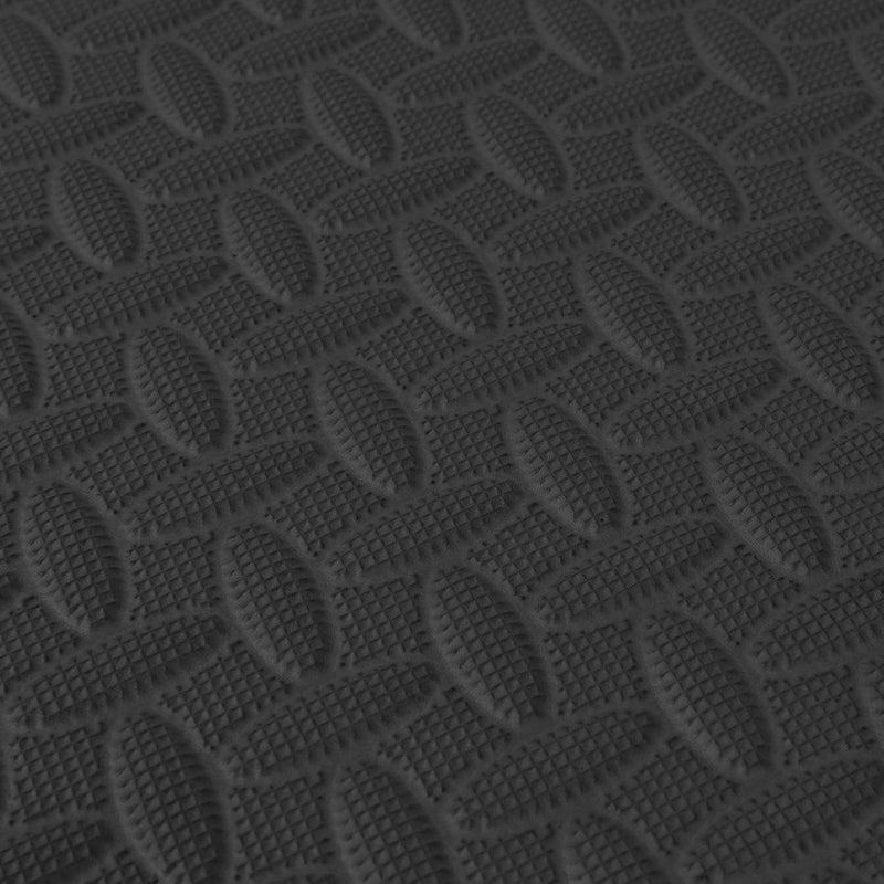 Bopeep EVA Foam Kids Play Mat Floor Kid Crawling Interlocking Home Black 60x60