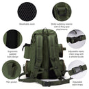 Tactical Fishing Tackle Backpack Polyester Green