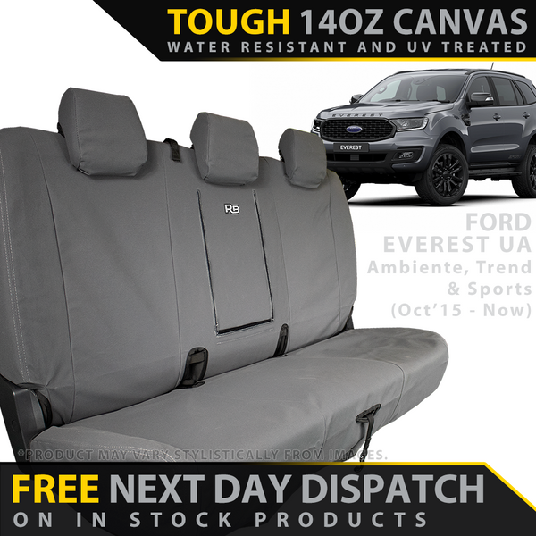 Ford Everest UA Retro Canvas 2nd Row Seat Covers (In Stock)