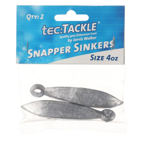 2 Pack of Jarvis Walker 4oz Snapper Sinkers