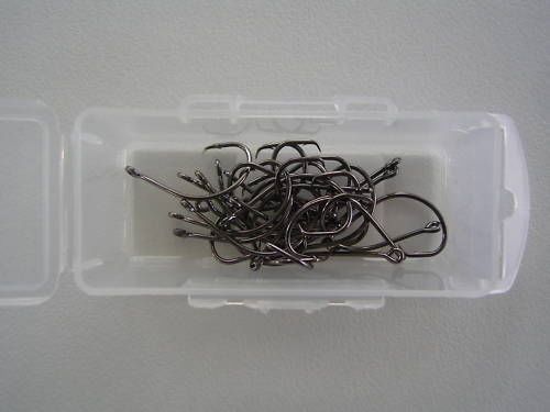1 Box of Mustad 39951NPBLN Demon Circle Chemically Sharpened Fishing Hooks