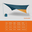 KELTY Noah's Tarp 12ft Sun Shelter - Lightweight Waterproof Rainfly Camping Tent