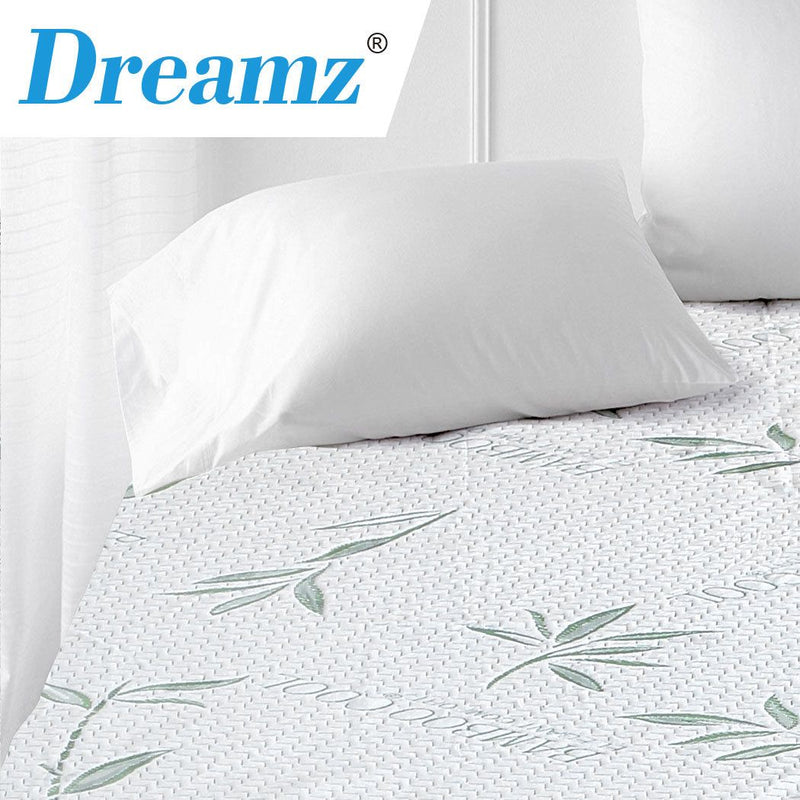 Dreamz Fully Fitted Waterproof Breathable Bamboo Mattress Protector King Size
