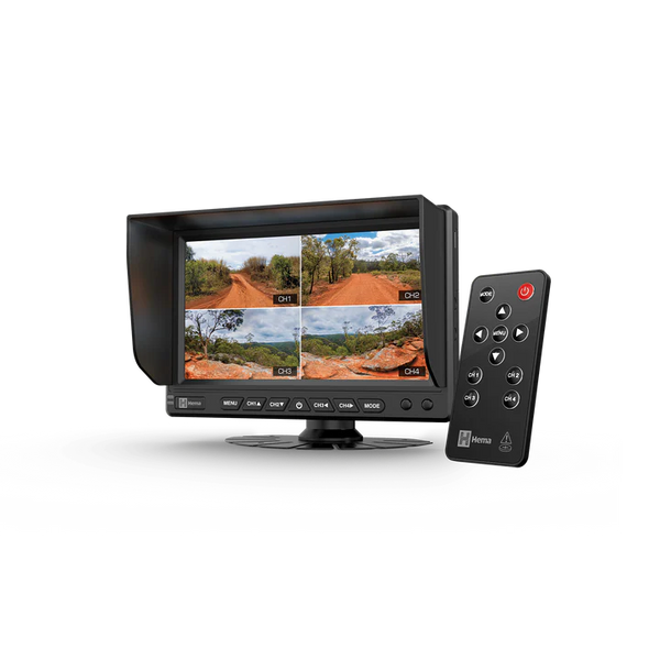 Hema HM-MNT AHD Quad Display Touchscreen Reversing Monitor