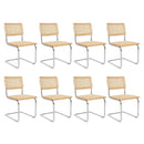 Levede 8x Rattan Chair Dining Chairs Cesca Replica Cantilever Modern Backrest