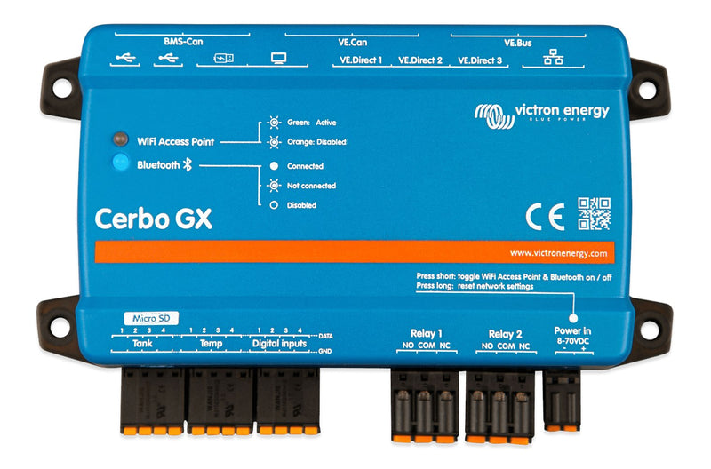 Victron Cerbo GX MK2 & GX Touch 50 Display Combo