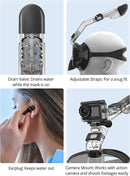 Snorkel Mask Set with Full Dry Top System