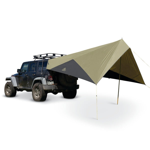 KELTY Waypoint Tarp Vehicle Awning Shelter Car Camping Shade - Elm/Dark Shadow