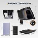 San Hima Kalbarri Gen 2 Rooftop Tent Hard Shell With Ladder + 250W Solar Panel