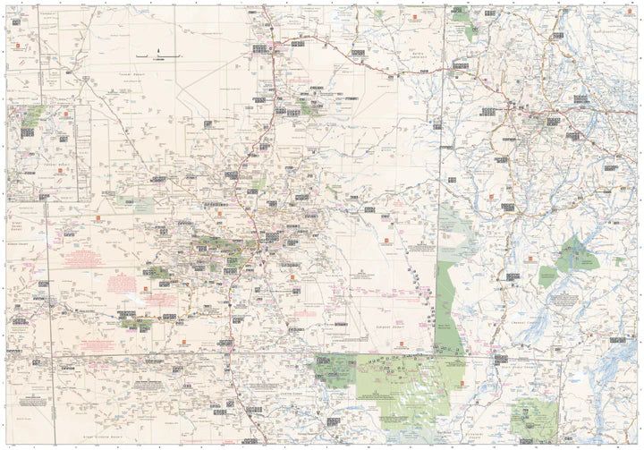 HEMA Central Australia Map