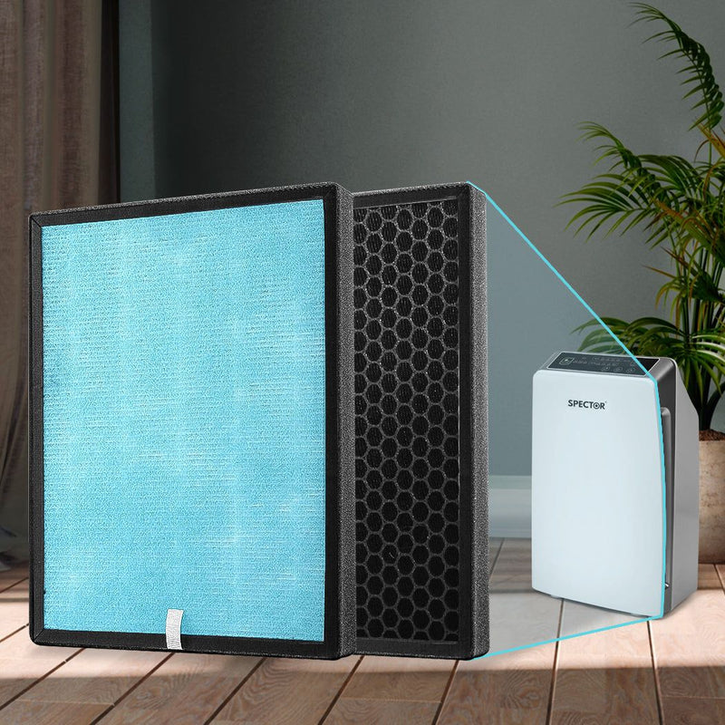 Spector Air Purifier HEPA Filterrs Replacement Filterr Carbon 5 Layer