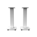 Kanto SX22W 22" Tall Fillable Speaker Stands with Isolation Feet - Pair, White