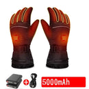 Electric Heated Skiing Gloves
