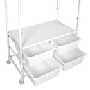 Levede Clothes Rack Stand Heavy Duty Steel Hanging Garment Organizer Coat 63cm