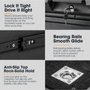 San Hima Lightweight 2X 700MM 4WD Rear Drawer Vehicle Storage Lockable