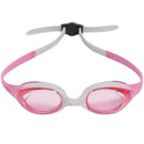 Arena Spider Junior Kids Swimming Goggles - Pink/Grey (Ages 6-12)