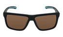 Ugly Fish PRF397 Polarised Floating Sunglasses - Matt Black Frame/Brown Lens