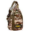 Tactical Camo Crossbody Chest Bag - Army Camouflage (Shoulder Sling Rucksack)