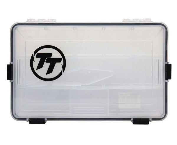 Medium Tackle Tactics Waterproof Fishing Tackle Tray - Adjustable Compartments