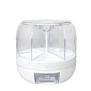 Toque Rice Storage Cereal Dispenser Grain Container Rotating Dry Food Box 10kg