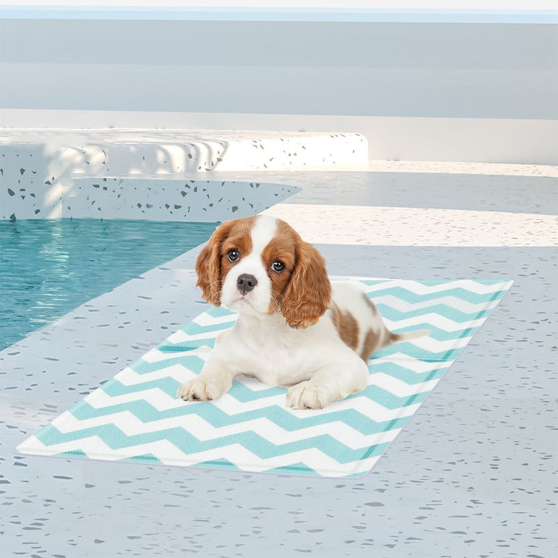 Pawz Pet Cooling Mat Dog Cat Gel Non-Toxic Bed Puppy Self-cool Summer Ice Pad S
