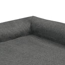 Pawz Orthopedic Dog Bed Memory Foam Cushion Cat Calming Mattress Washable L Grey