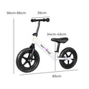 Bopeep Kids Balance Bike Ride On Toys Push Bicycle Children Outdoor Toddler Safe