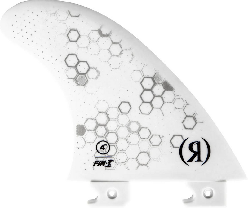 RONIX BLUEPRINT FIBERGLASS SURF FIN-S 2.0 WHITE - 4"