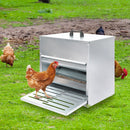 Pawz Automatic Chicken Feeder Auto Coop Chick Poultry Treadle Self Opening 10kg