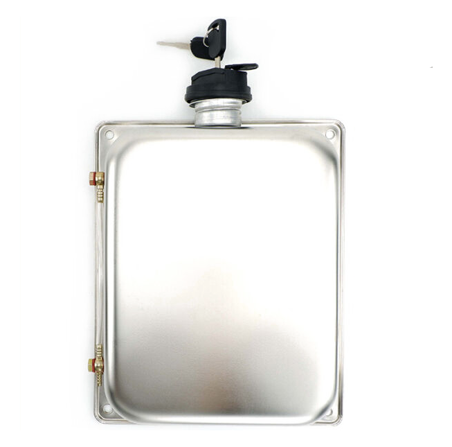 Lockable Fuel Tank Stainless Steel