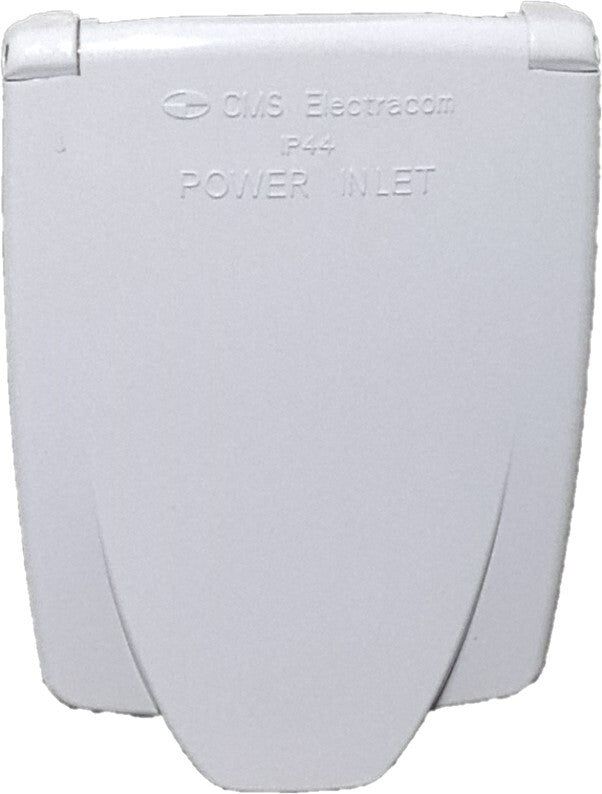 CMS 15AMP Plug Power Inlet White JIL15