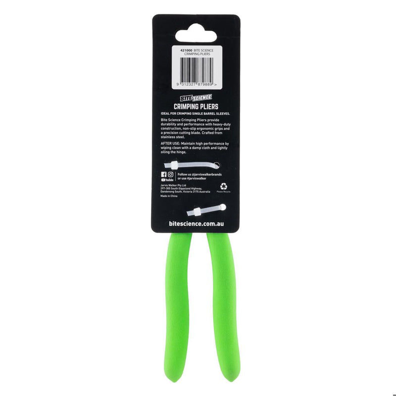 Bite Science 9 Inch Stainless Steel Heavy Duty Crimping Pliers