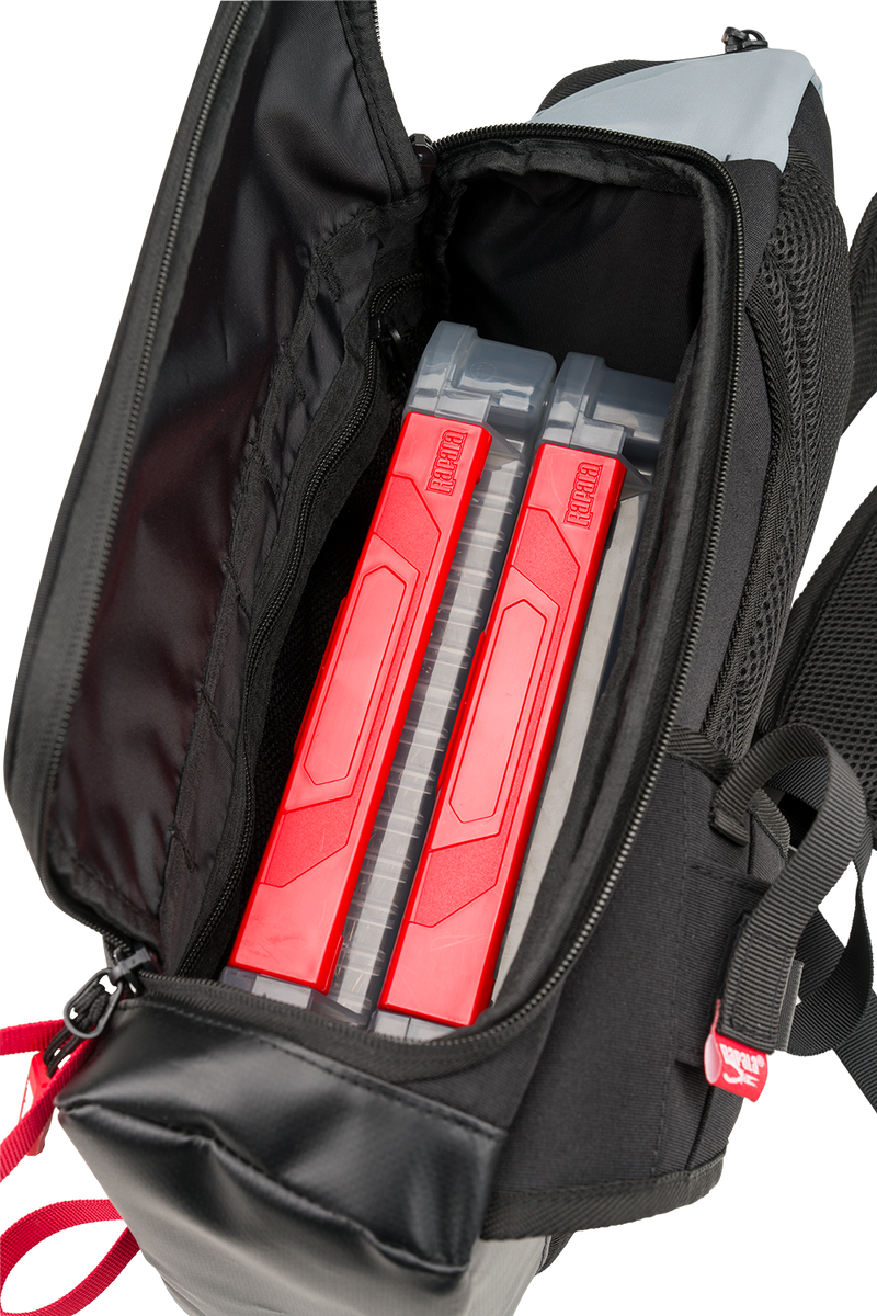 Rapala Countdown Fishing Sling Bag with Multiple Storage and Rustproof Zippers