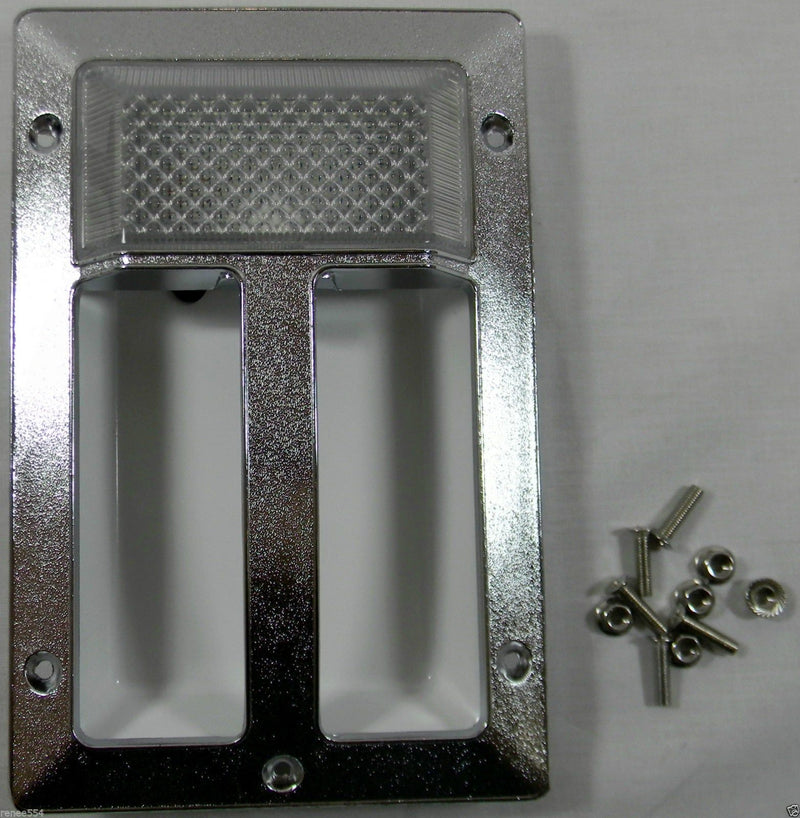 Bargman LED 12V Awning Light with Handle Chrome (Metal)