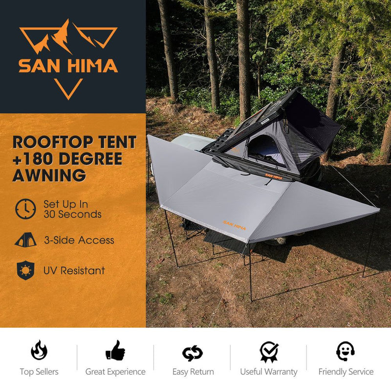 San Hima Kalbarri Lite & 180° Awning & Chairs Value Bundle