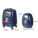 Bopeep 16''13'' 2Pcs Kids Luggage Set Travel Suitcase Child Space Dino Backpack