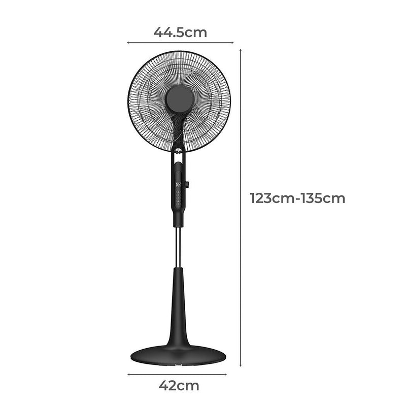 Spector Pedestal Fan Oscillating 28 Speeds Standing Cooler with Remote Control
