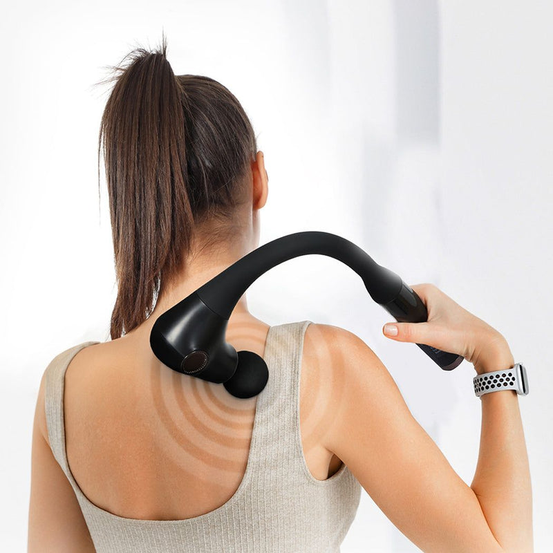Spector Massage Gun Deep Tissue Extended Handle Percussion Massager Pain Relief