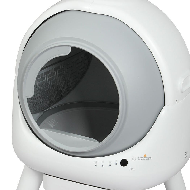Pawz Cat Litter Box Large Machine Automatic Self Cleaning APP Control White