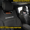 Ford Next-Gen Raptor Premium Neoprene 2x Front Row Seat Covers