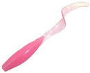 Zman 3 Pack of 7 Inch Streakz Curly Tailz Soft Plastic Lures - PINK GLOW