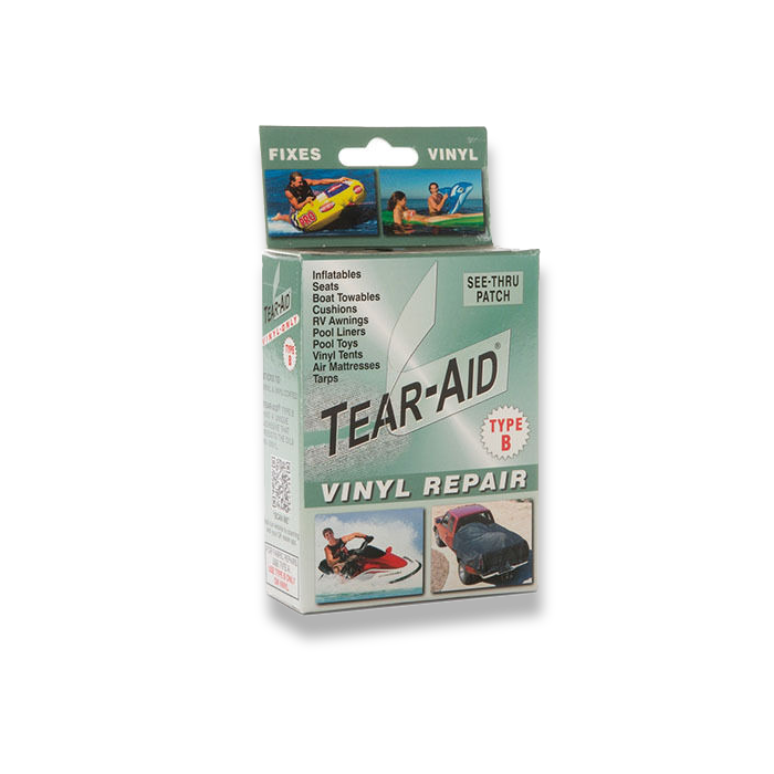 Tear Aid Type B repair kit, Awning,seat,cushions pool liner,vinyl tents, tarps