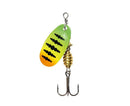 Size 2 TT Lures Spintrix Inline Spinner Lure Rigged with Mustad Treble Hook