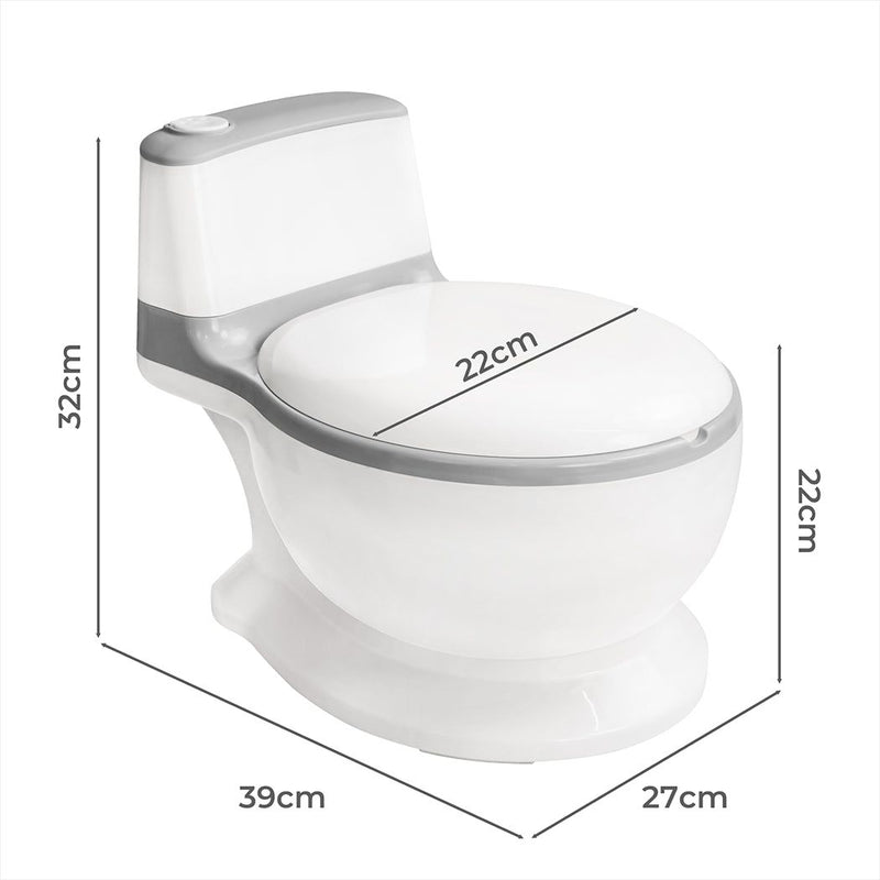 Bopeep Potty Training Seat Kids Safety Toilet Trainer Toddler Non-Slip Grey