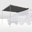 San Hima Car Side Awning 1.4x2m Pull-out Telescoping Poles Waterproof Camping