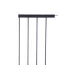 Levede Baby Safety Gate Adjustable Pet Stair Barrier 30cm Door Extension Black