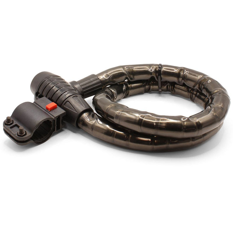 ProSeries Heavy Duty 1000mm x 25mm Jointed Keyed Bike Lock with Bracket