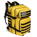 45L Tactical Fitness Backpack Molle Rucksack Yellow