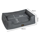 Pawz Waterproof Pet Dog Calming Bed Orthopaedic Sofa Removable Washable Large