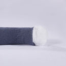 Dreamz Knitted Weighted Blanket Chunky Bulky Knit Throw Blanket 6.5kg Dark Grey
